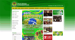 Desktop Screenshot of casadeportugal.com.br